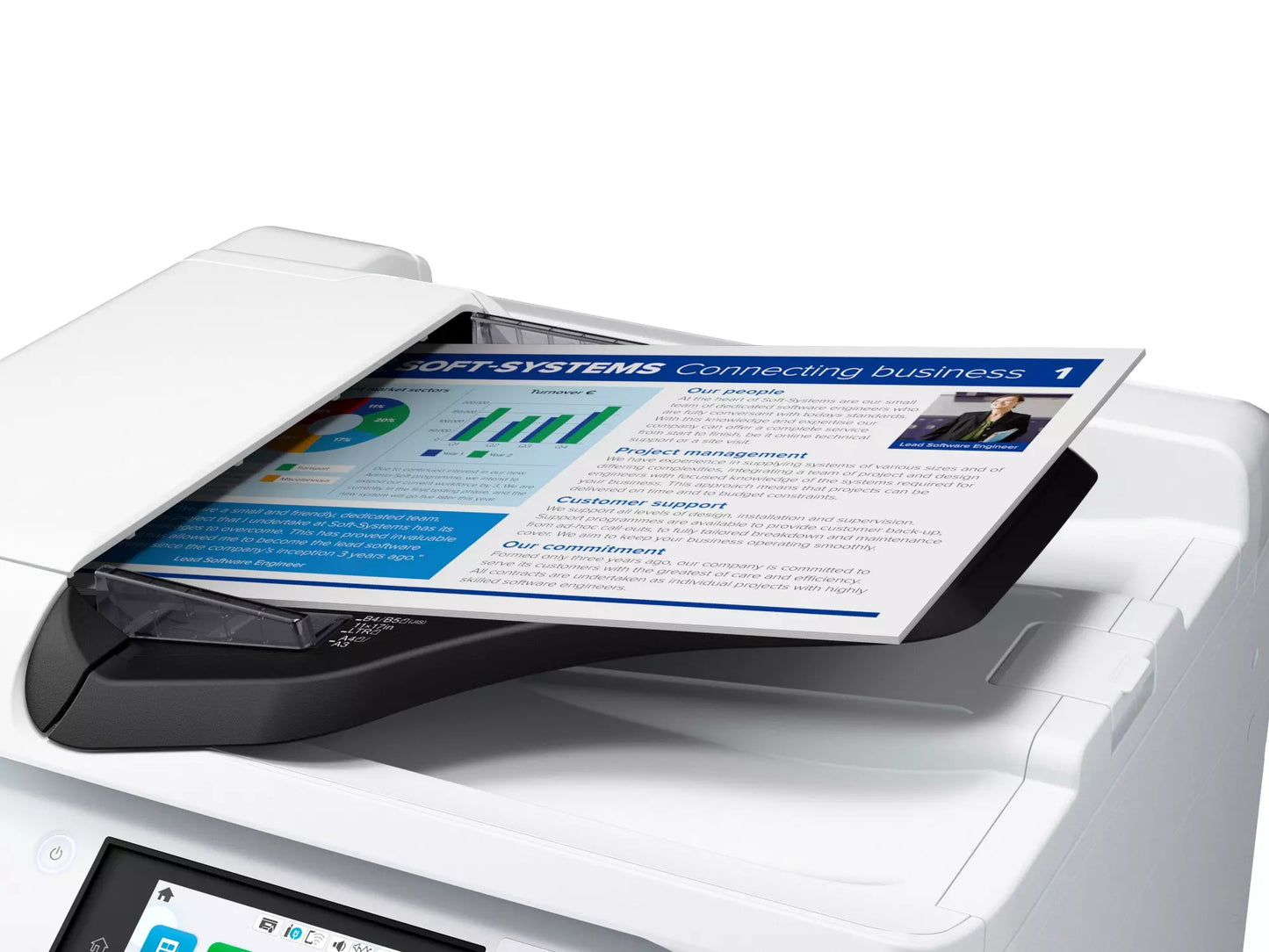 Unlimited Printing Plan - Epson WorkForce Pro EM-C8100RDWF A3 Colour MFP Printer