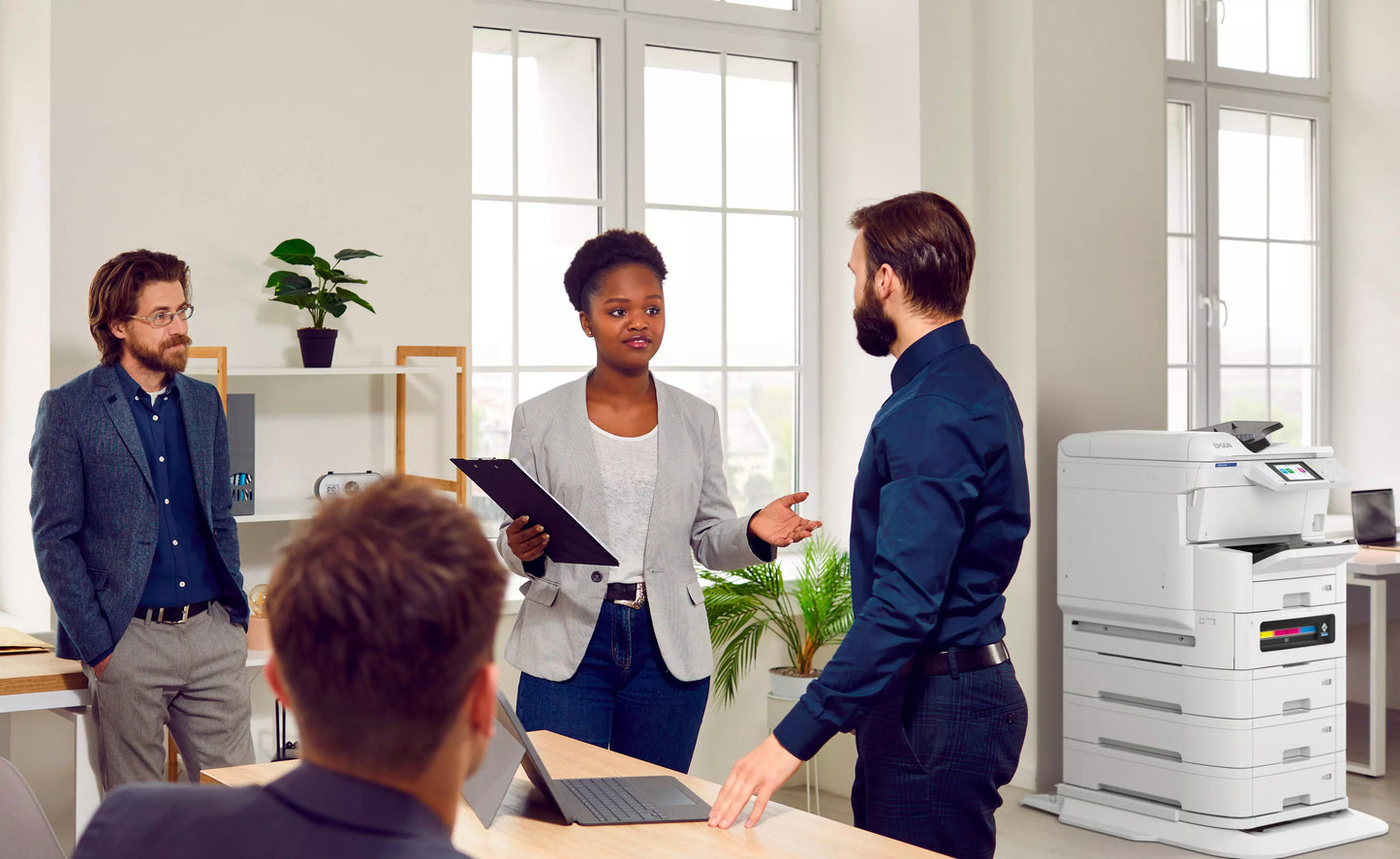 Unlimited Printing Plan - Epson WorkForce Pro EM-C8100RDWF A3 Colour MFP Printer