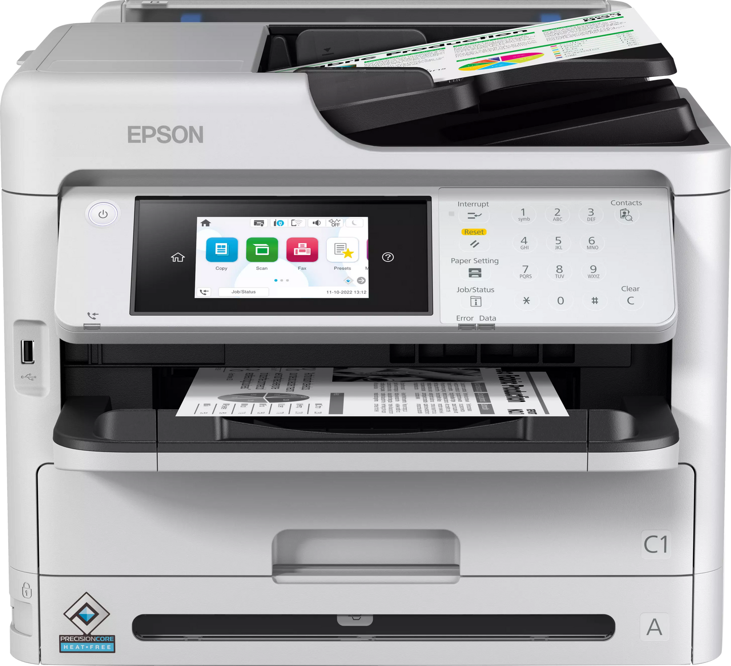 Epson WorkForce Pro WF-M5899DWF A4 High-Speed Monochrome Multifunction Printer-PCR Business Solutions Ltd