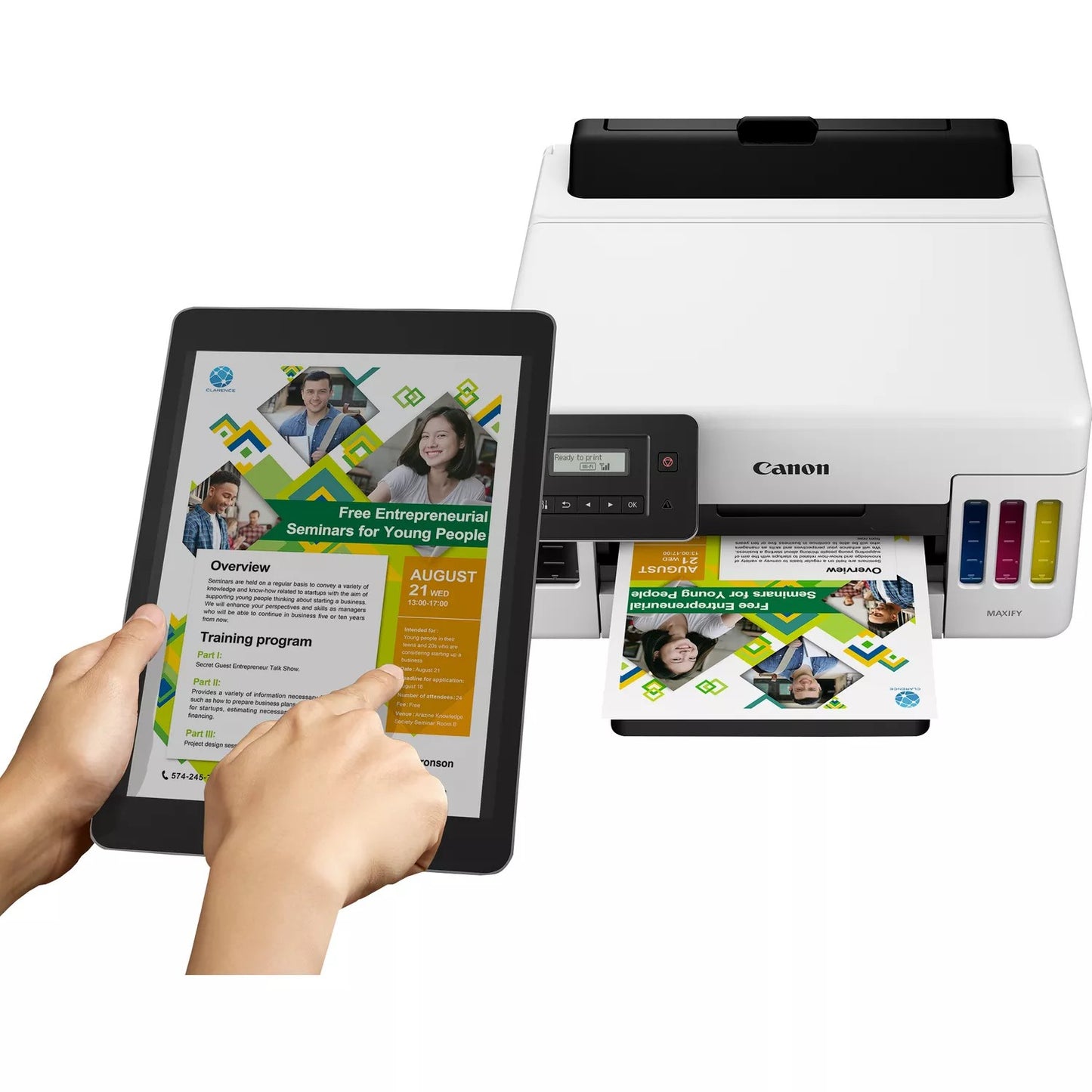 Canon MAXIFY GX5050 MegaTank A4 Colour Inkjet Printer