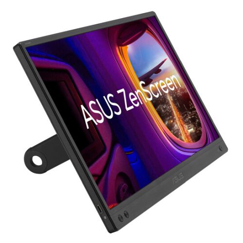 Asus 15.6" Portable IPS Monitor (ZenScreen MB166CR), 1920 x 1080, 60Hz, USB-C, Auto-Rotate, 360° Degree Kickstand-PCR Business Solutions Ltd