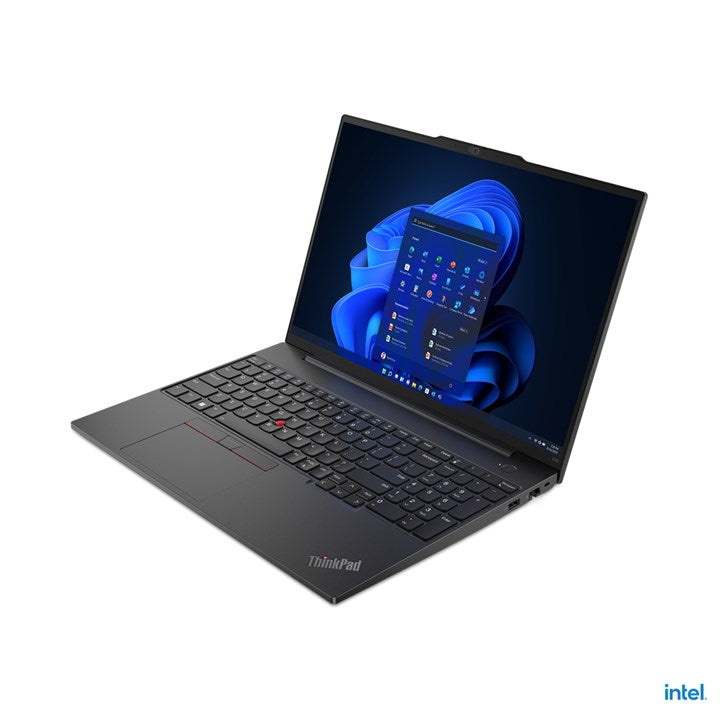 Lenovo ThinkPad E16 Notebook 40.6 cm (16") WUXGA Intel® Core™ i7 i7-1355U 16 GB DDR4-SDRAM 512 GB SSD Wi-Fi 6 (802.11ax) Windows 11 Pro Black-PCR Business Solutions Ltd