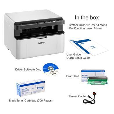 Brother DCP-1610W A4 Mono Laser MFP-PCR Business Solutions Ltd