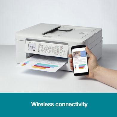 Brother MFC-J1010DW Multifunction Colour A4 Wireless Inkjet Printer White-PCR Business Solutions Ltd