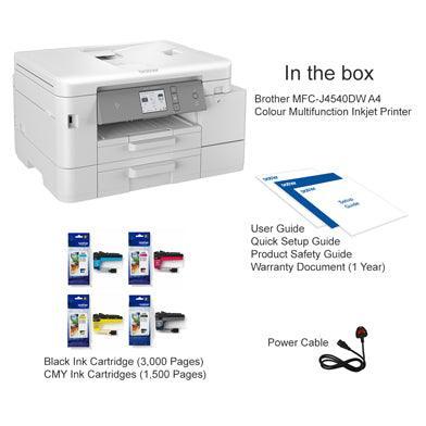 Brother MFC-J4540DW All-in-One Wireless Colour Inkjet Printer-PCR Business Solutions Ltd