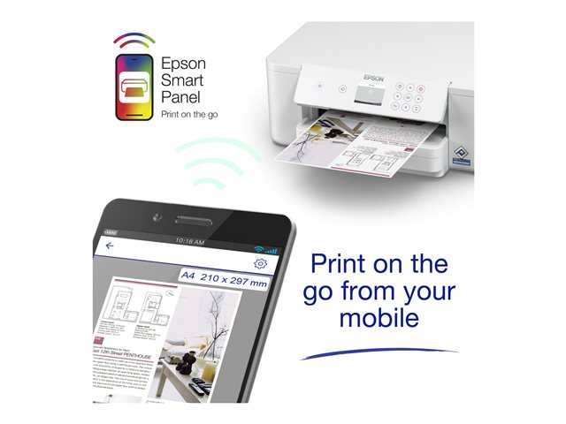 Epson WorkForce Pro WF-C4310DW Multifunction Printer-PCR Business Solutions Ltd