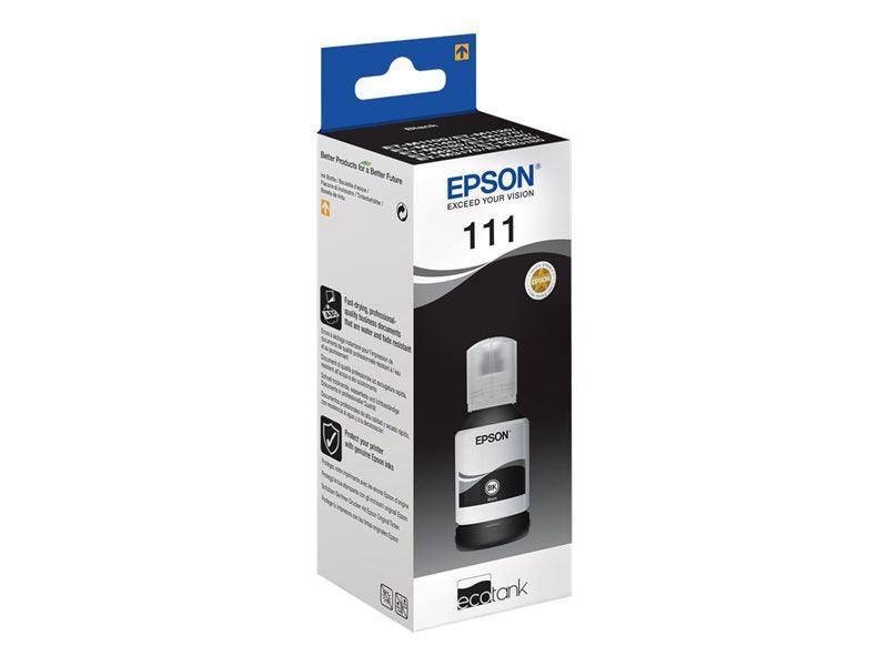 Epson 111 C13T03M140 EcoTank XL Black Ink Bottle 6,000 pages-PCR Business Solutions Ltd