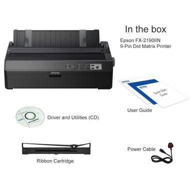 Epson FX-2190IIN 9-Pin Network Dot Matrix-PCR Business Solutions Ltd
