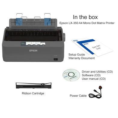 Epson LX-350 Dot Matrix Printer-PCR Business Solutions Ltd