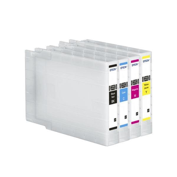 Epson WF-C8190 / WF-C8690 XXL Ink Cartridge Multipack Pack K (11,800 Pages) CMY (8,000 Pages)-PCR Business Solutions Ltd