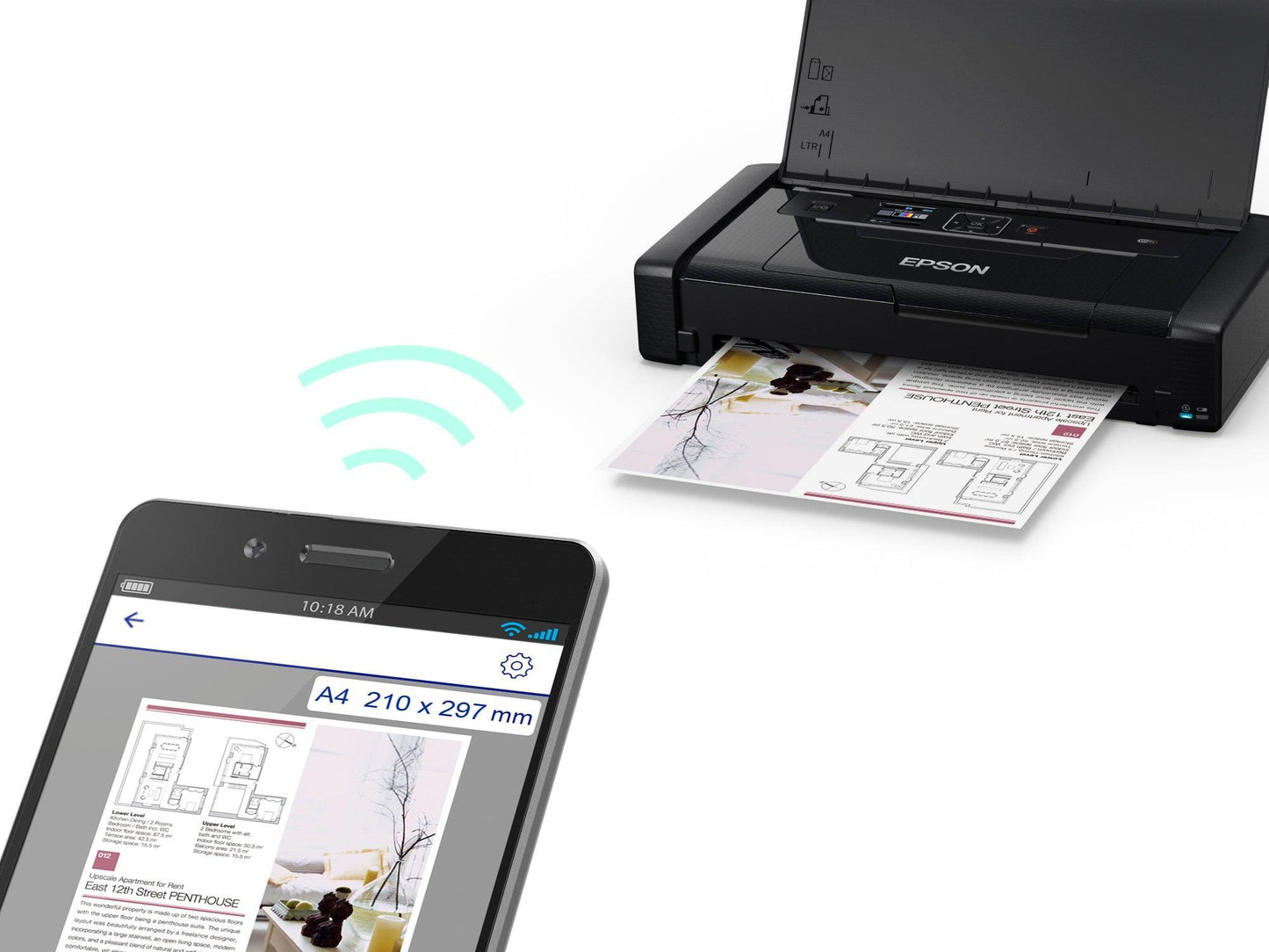 Epson WorkForce WF-110W Compact A4 Colour Printer-PCR Business Solutions Ltd