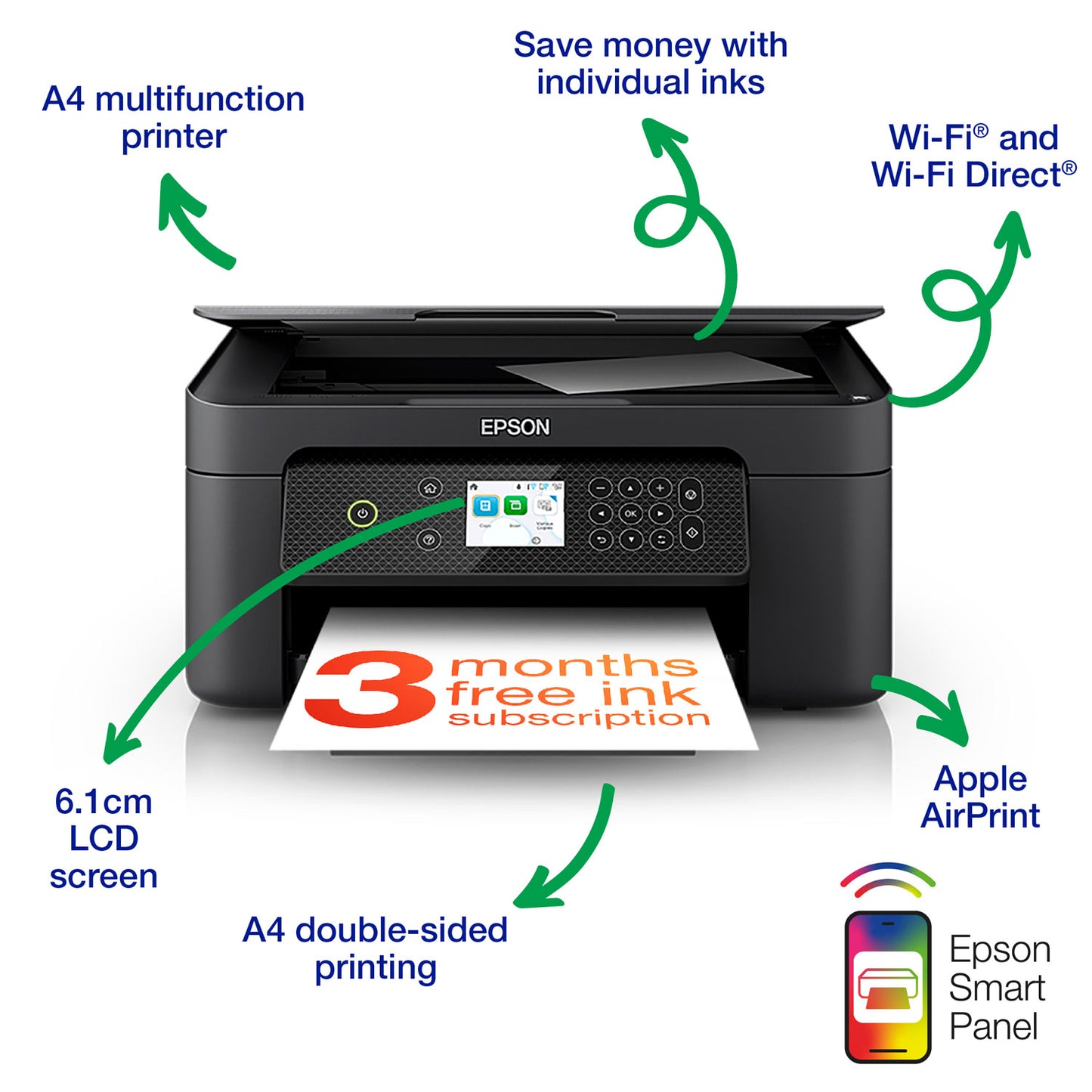 Epson Expression Home XP-4200 A4 Colour Multifunction Inkjet Printer-PCR Business Solutions Ltd