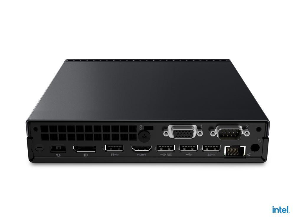 Lenovo ThinkCentre M60e i3-1005G1 mini PC Intel® Core™ i3 8 GB DDR4-SDRAM 256 GB SSD Windows 10 Pro Black-PCR Business Solutions Ltd