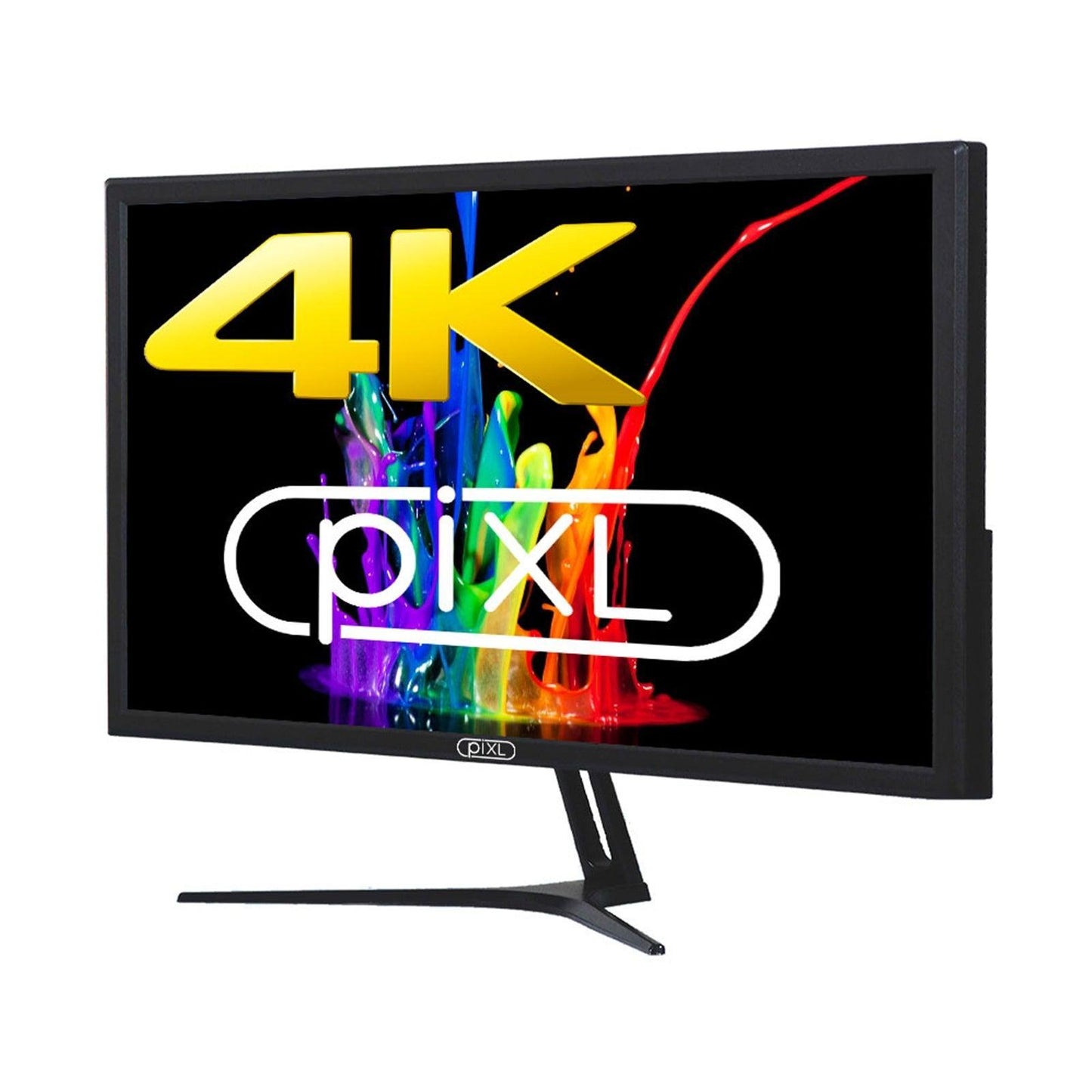 piXL CM28GU1 28 Inch UHD Monitor, 4K, LED Widescreen, 2160p, 5ms Response Time, 60Hz Refresh, HDMI / Display Port, 16.7 Million Colour Support, VESA Mount, Black Finish-PCR Business Solutions Ltd