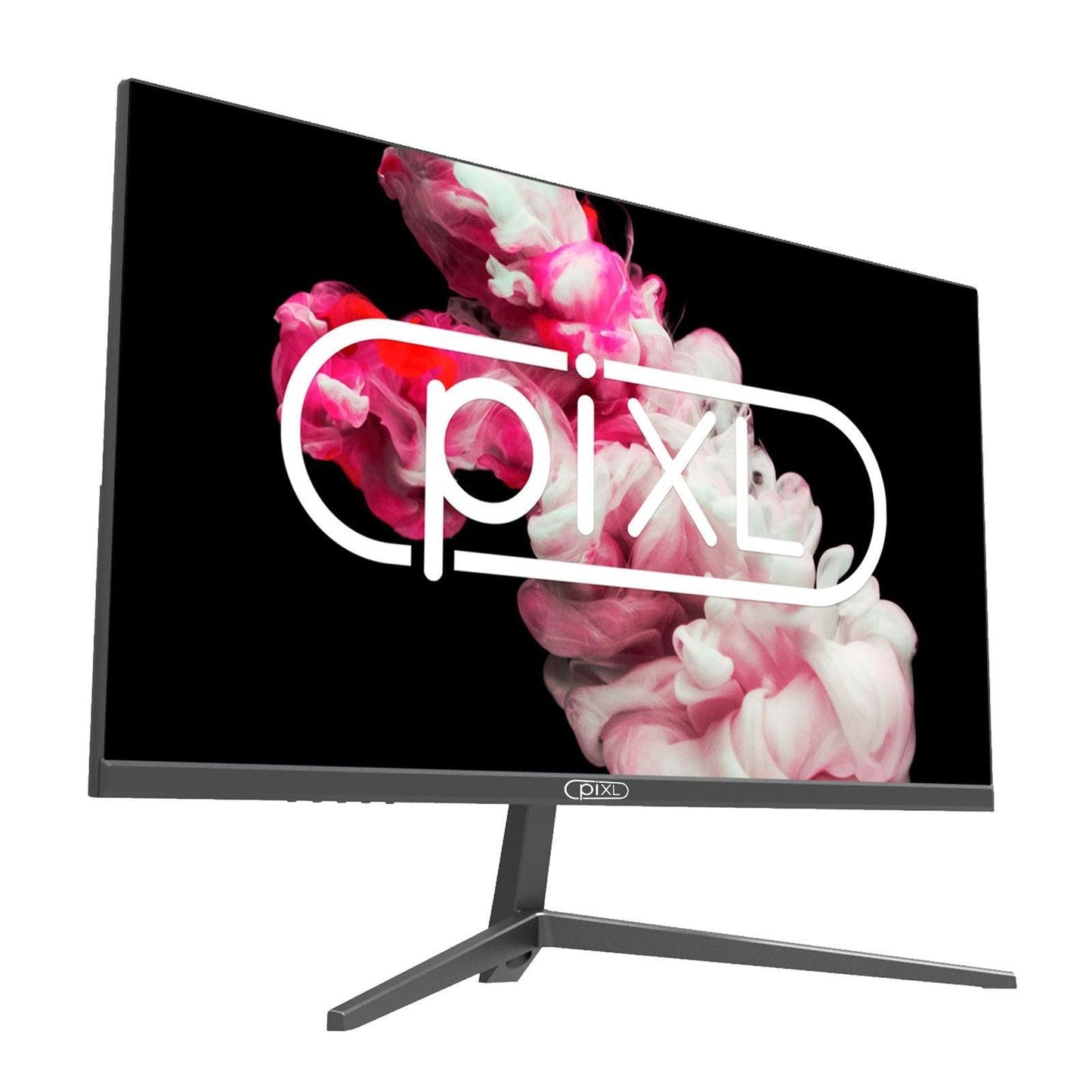 piXL PX27IHD 27 Inch Frameless Monitor, Widescreen IPS LCD Panel, True -to-Life Colours, Full HD 1920x1080, 5ms Response Time, 75Hz Refresh, HDMI, Display Port, Black Finish-PCR Business Solutions Ltd