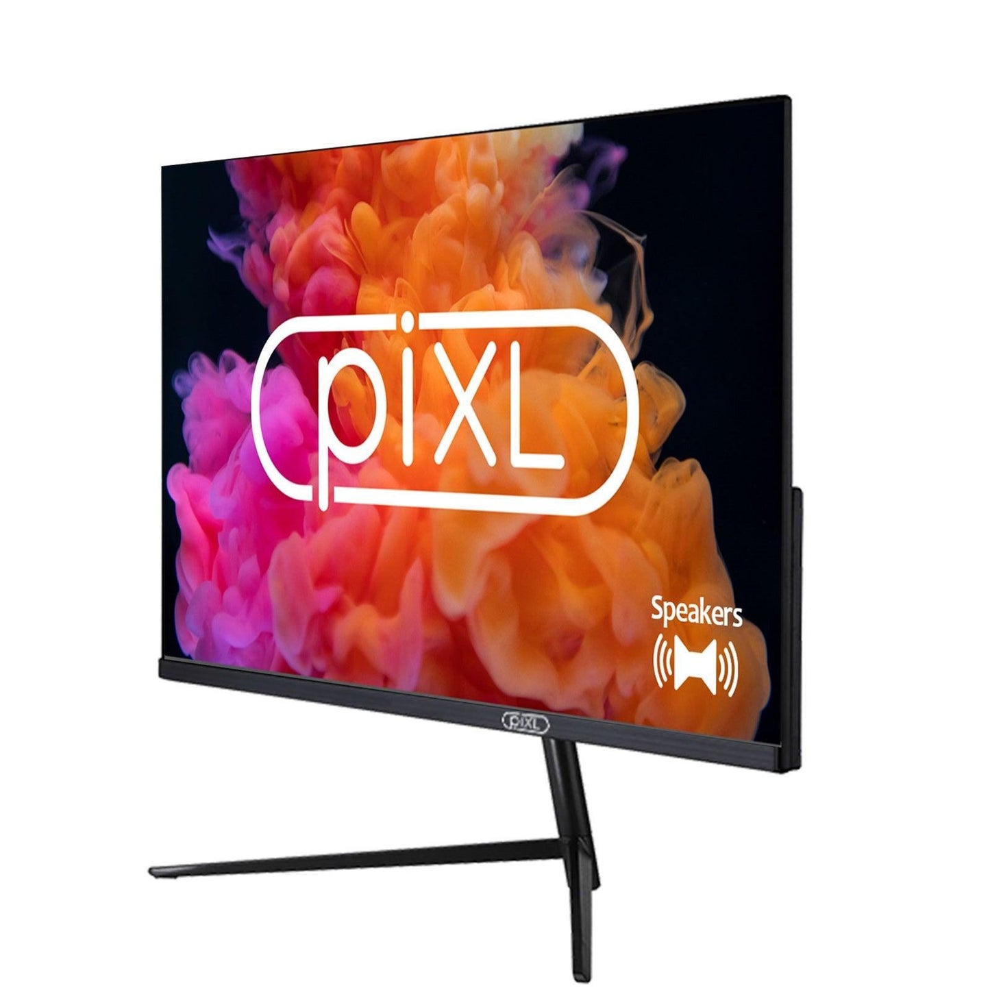piXL PXD24VH 24 Inch Frameless Monitor, Widescreen, 6.5ms Response Time, 60Hz Refresh Rate, Full HD 1920 x 1200, 16:10 Aspect Ratio, VGA, HDMI, Internal PSU, Speakers, 16.7 Million Colour Support, Black Finish-PCR Business Solutions Ltd