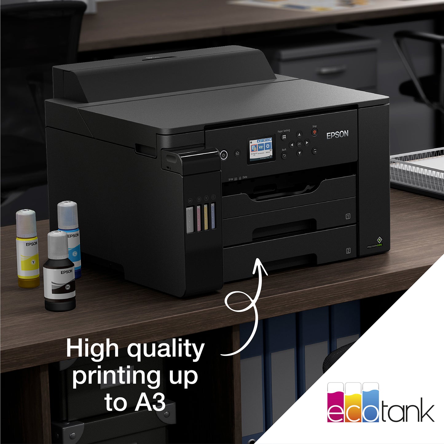 Epson EcoTank ET-16150 A3+ Colour Inkjet Printer with High-Capacity Ink System
